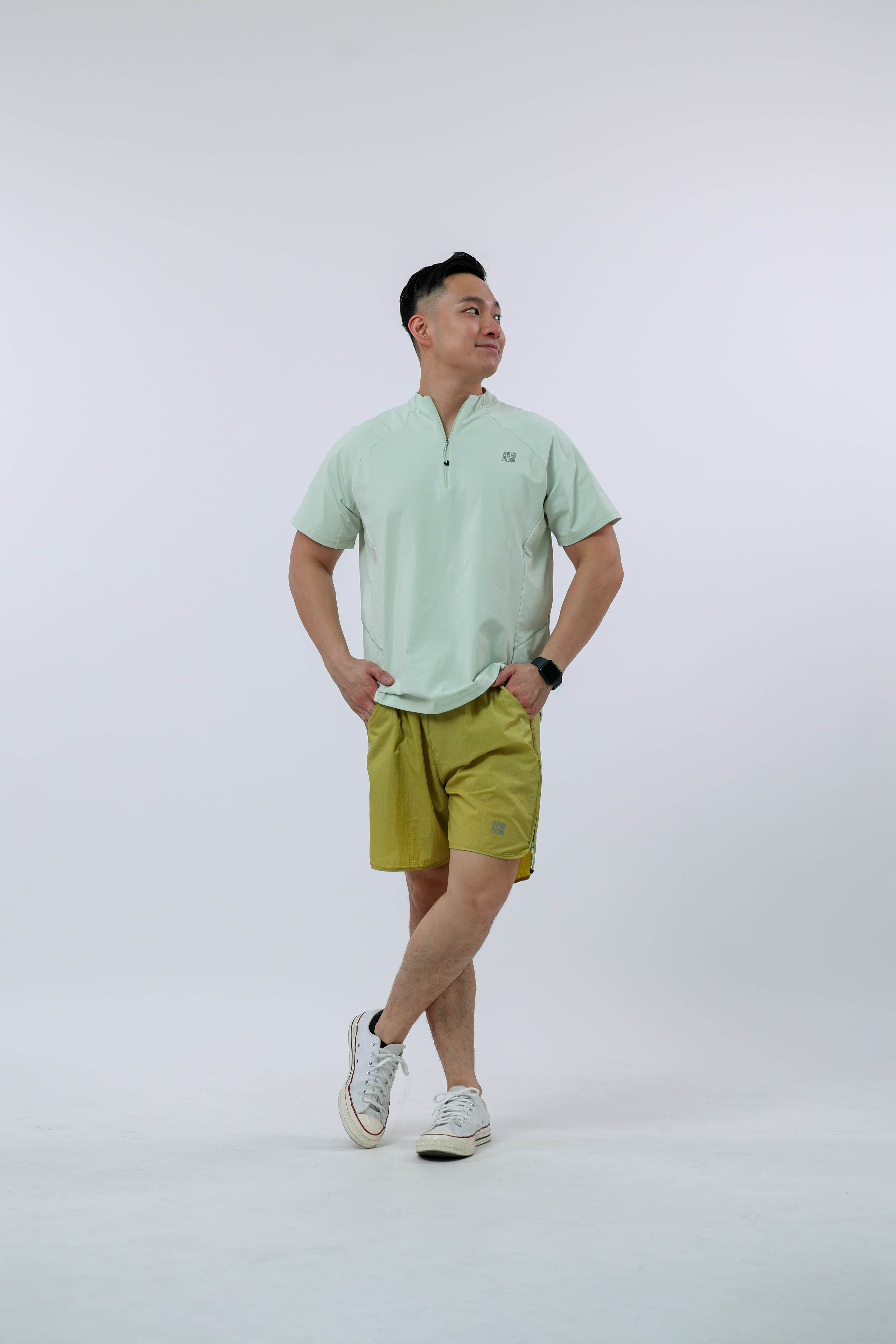 男士运动短袖(薄荷绿)