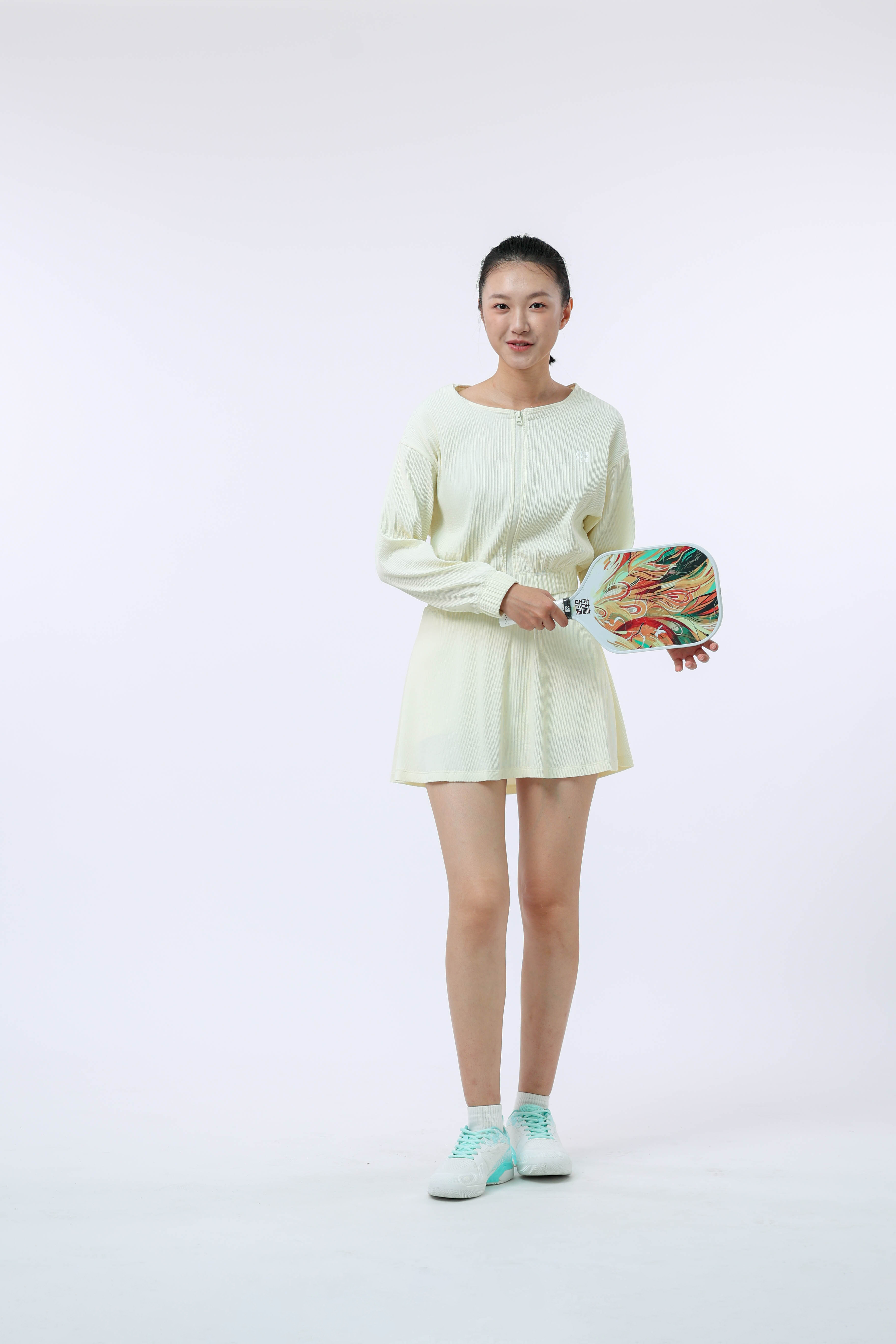 女士匹克球运动外套(舞动黄)