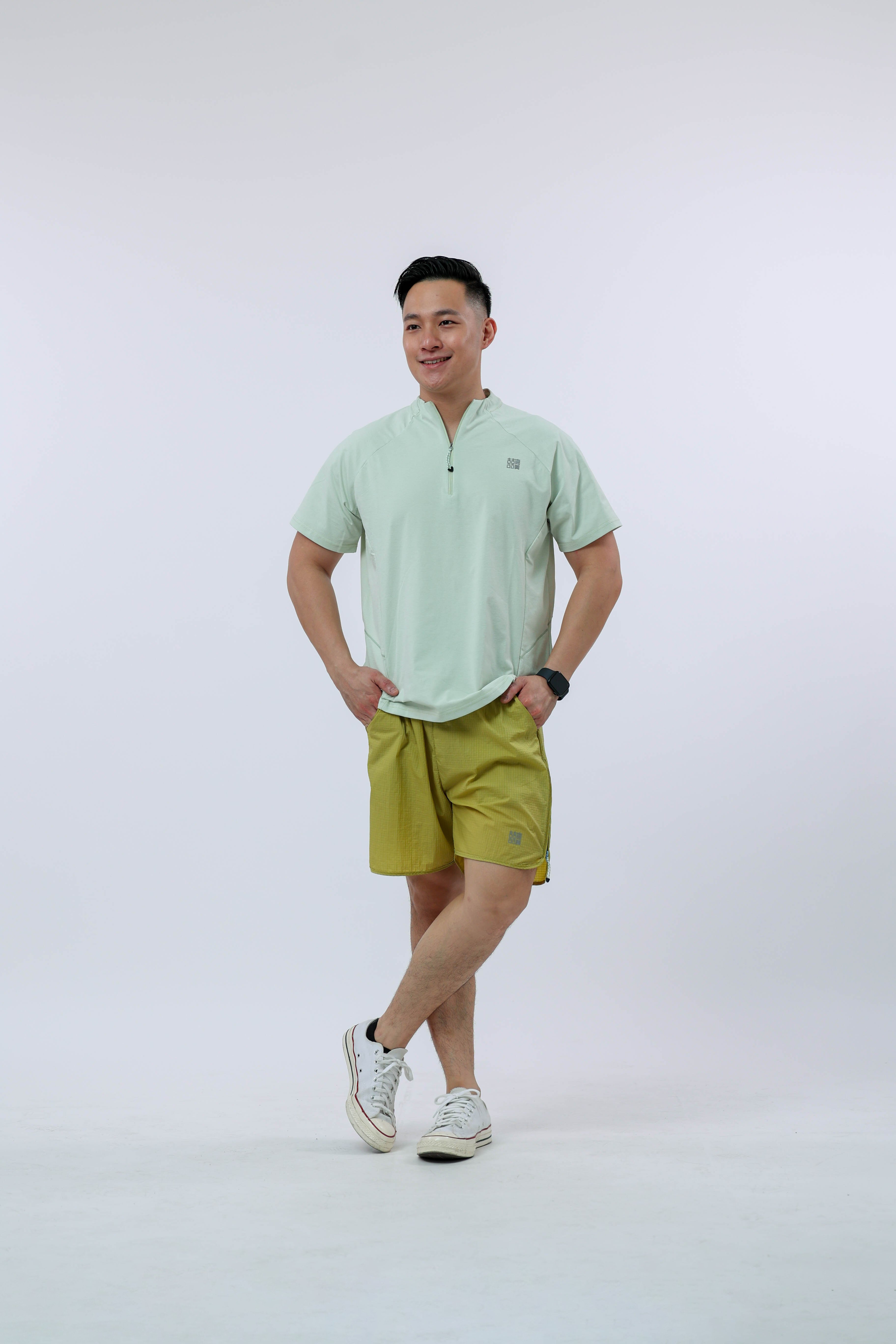 男士运动短袖(薄荷绿)