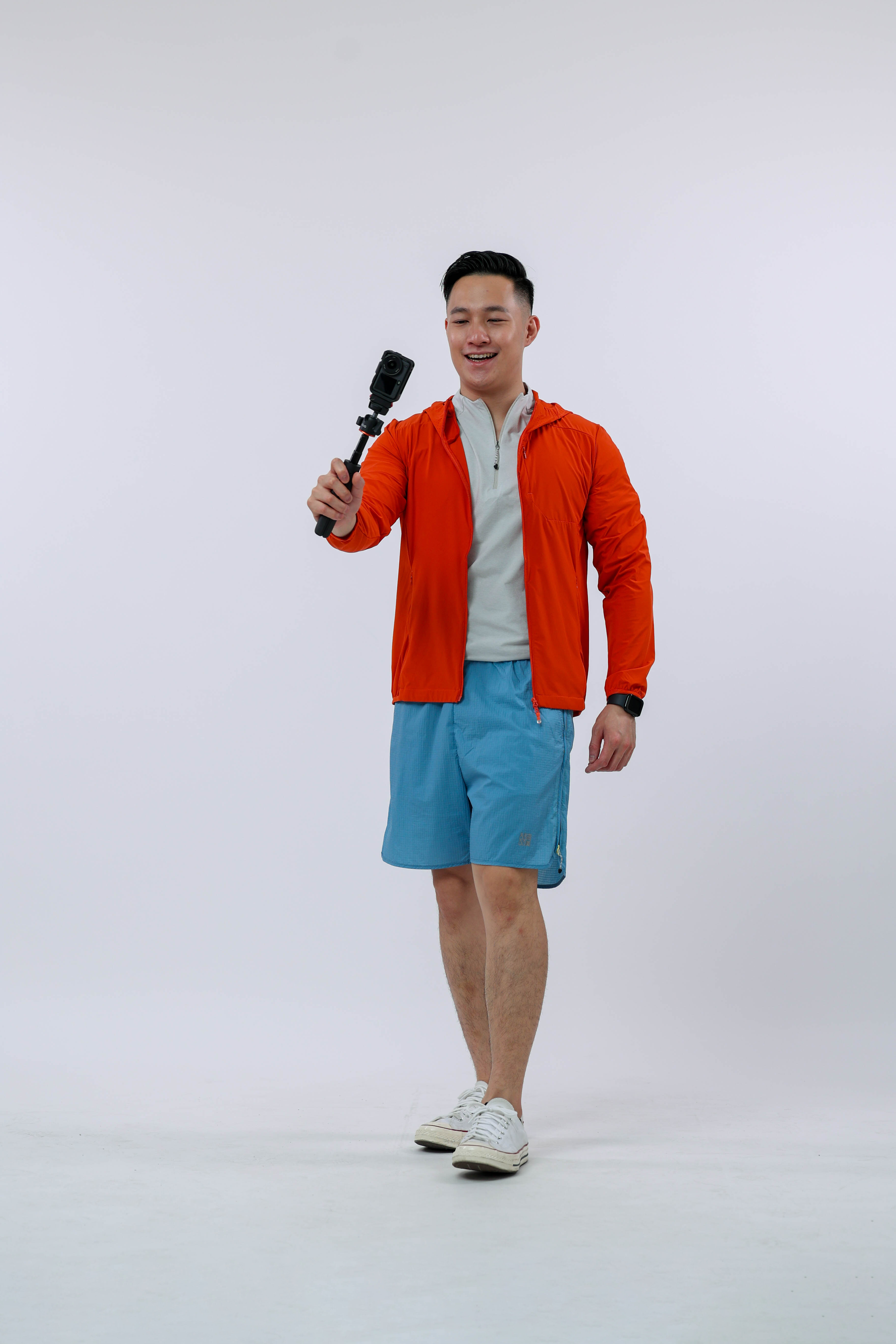 男女式防晒衣(橙色)