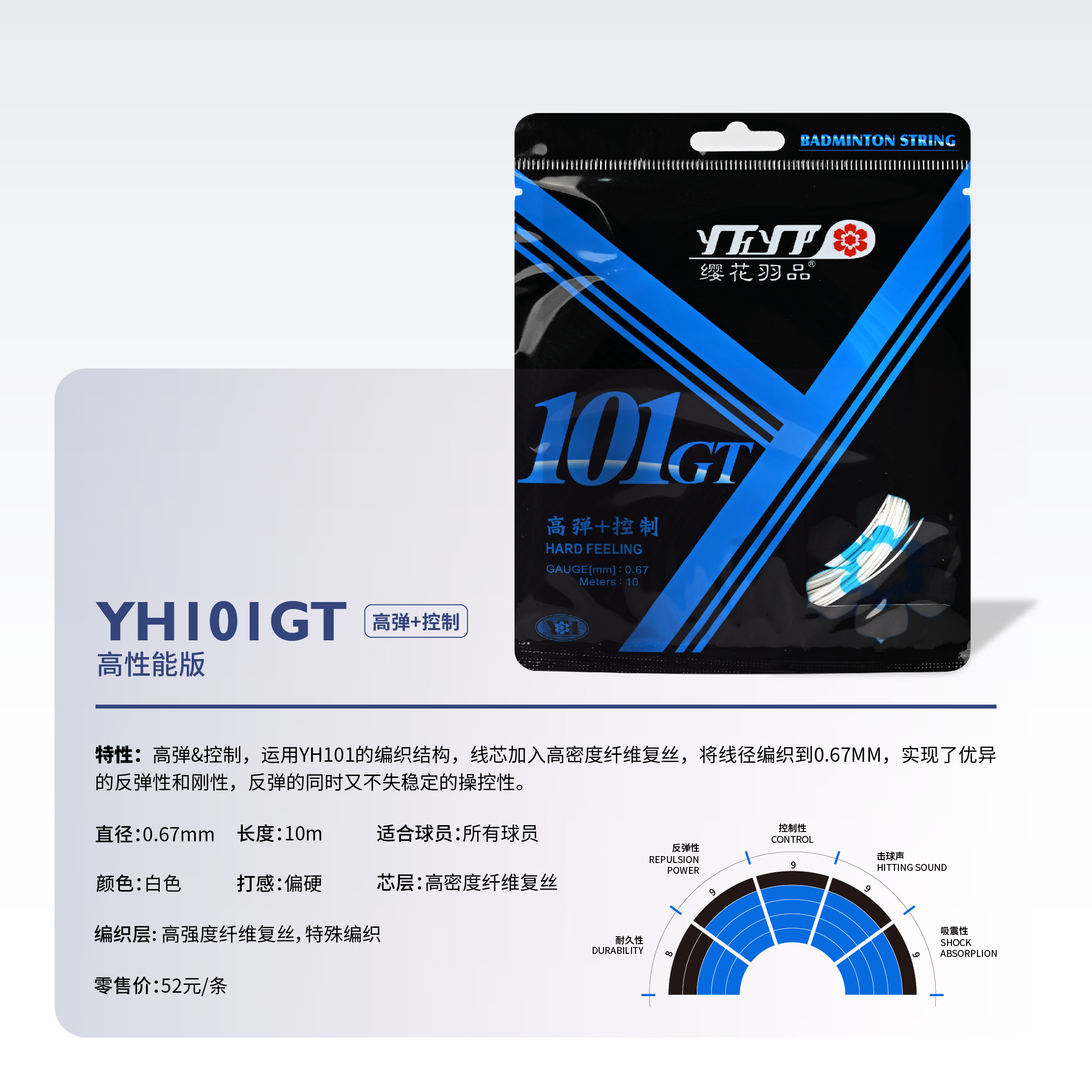 YH101GT 高弹+控制